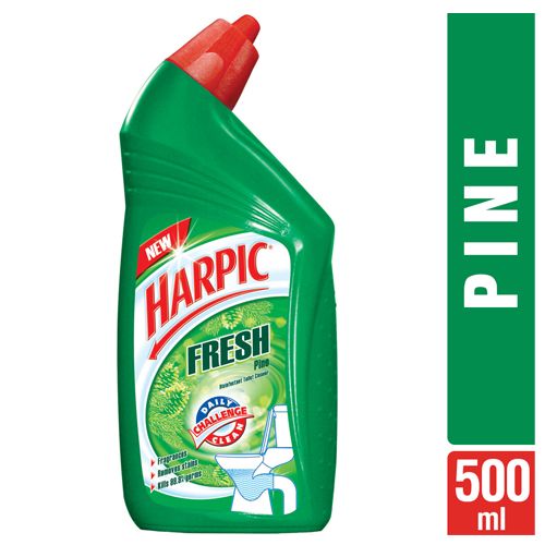 Harpic Fresh Toilet Cleaner, Pine, 500 ml