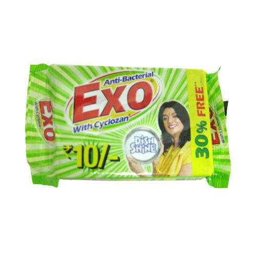 Exo Dish Wash Bar - Anti Bacterial Withcyclozan, 130 gm Pouch
