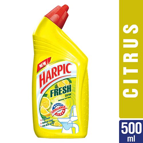 Harpic Fresh Toilet Cleaner, Citrus, 500 ml