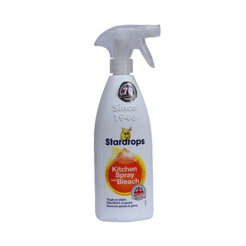 Stardrops Kitchen Spray - with Bleach, 750 ml