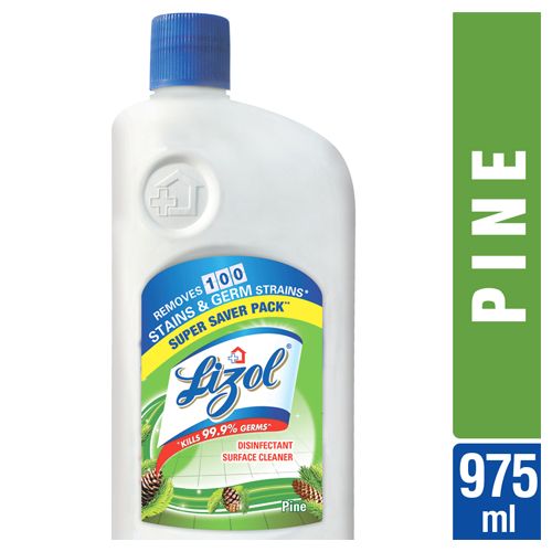 Lizol Disinfectant Surface Cleaner, Pine, 975 ml Bottle