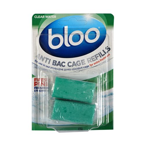 Bloo Solid Rim Toilet Block Refill - Pine, 76 gm