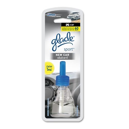 Glade Sport Car Freshener - Refill New Car, 7 ml
