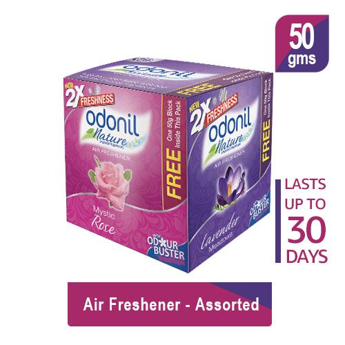 Odonil Toilet Air Freshener Mix (3+1), 50 gm