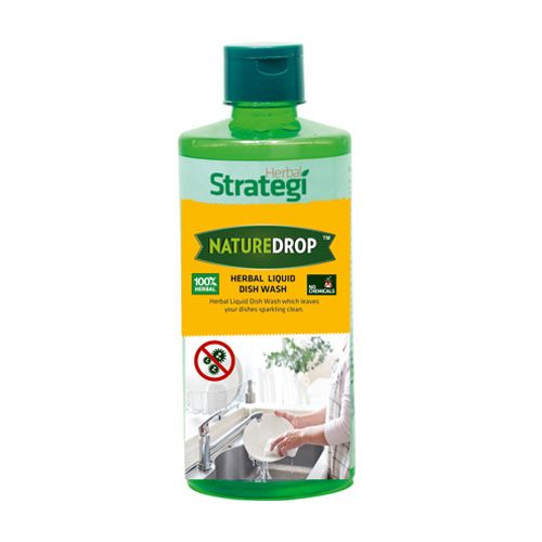 Herbal Strategi Naturedrop - Herbal Liquid Dish Wash, 250 ml