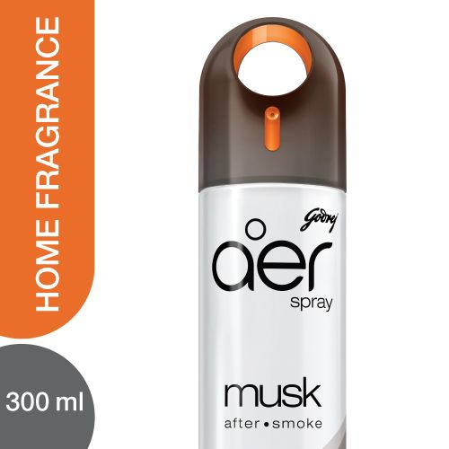 Godrej aer Home Air Freshener Spray - Musk After Smoke, 300 ml