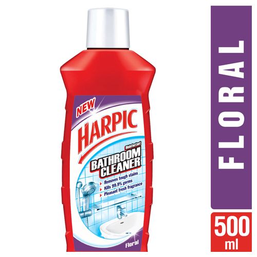 Harpic Bathroom Cleaning Liquid, Floral, 500 ml