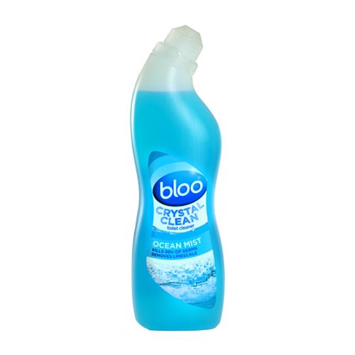 Bloo Crystal Clean Toilet Liquid Cleaner - Ocean Mist, 750 ml