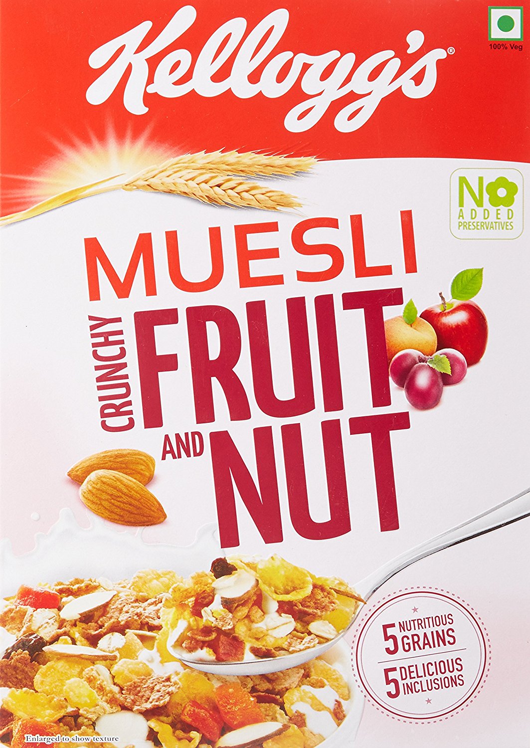 kelloggs muesli crunchy fruit & nuts