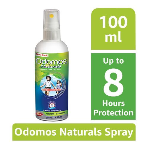 Odomos Naturals Mosquito Repellent Spray, 100 ml