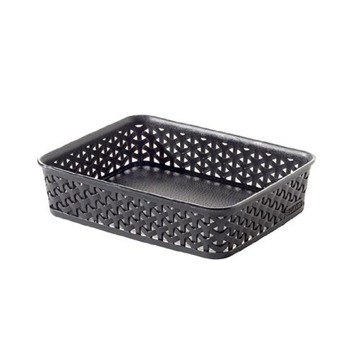 Curver Tray Basket Medium - Black, 1 pc