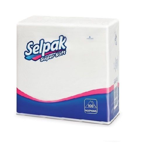 Selpak IMPORTED - 2Ply Super Soft Luncheon Napkin Paper Tissue, 100 Sheets