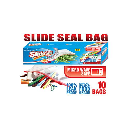Crystal Slide Seal Bag - Small, 10 pcs