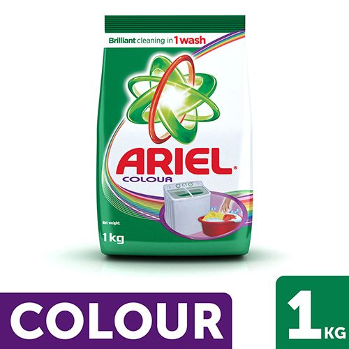 Ariel Detergent Powder - Colour & Style, 1 kg Pouch