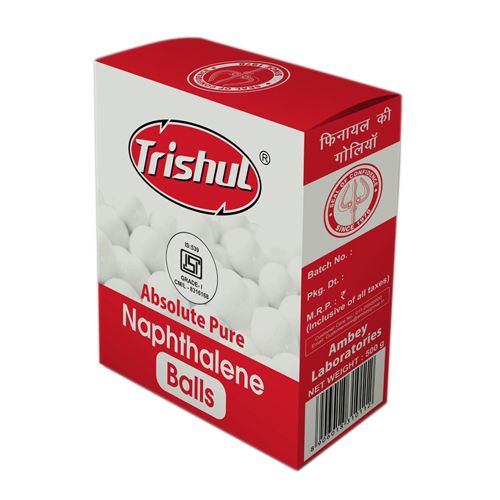 Trishul Naphthalene Balls, 400 gm Carton