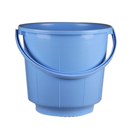 All Time St Bucket with Plastic Handle - Blue, 16 ltr