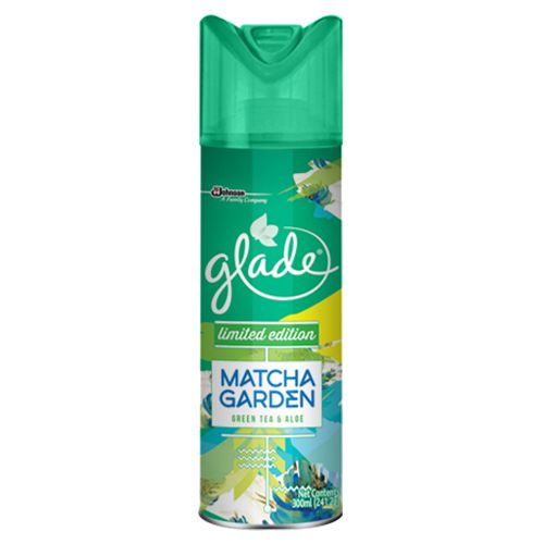 Glade Aerosol Air Freshener - Matcha Garden, 300 ml