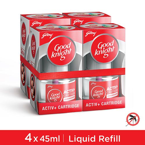 Good knight Activ+ Refills, 45 ml ( Pack of 4 )