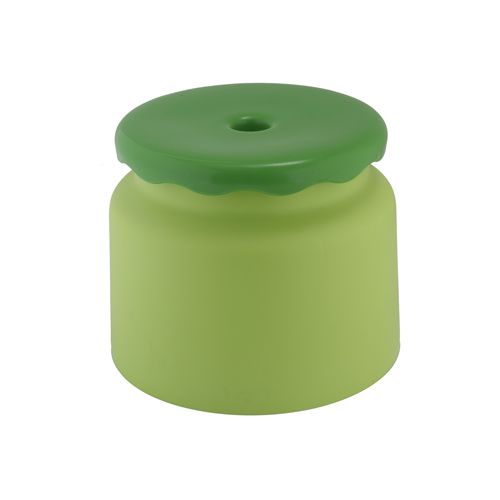All Time Frosty Bathroom Stool - Green, 1 pc