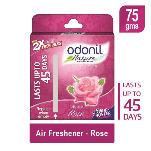 Odonil Mystic Rose - Toilet Air Freshener, 75 gm