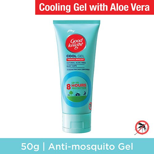 Good knight Cool Gel - Personal Mosquito Repellent Gel with Aloevera, 50 gm