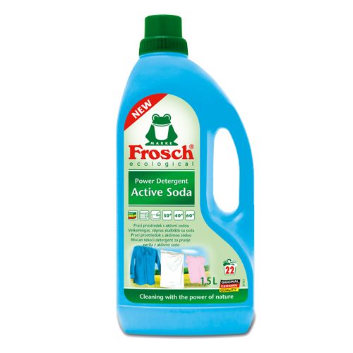 Frosch Liquid Detergent - Active Power Soda, PE Bottle, 1.5 L