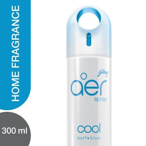 Godrej aer Home Air Freshener Spray - Cool Surf Blue, 300 ml