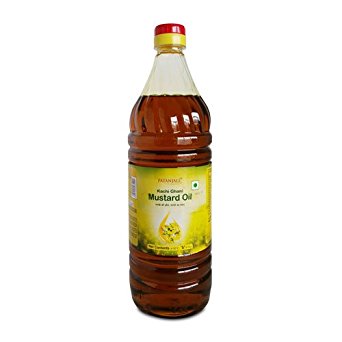 patanjali mustard oil bottle