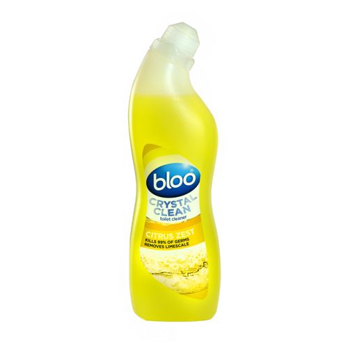 Bloo Crystal Clean Toilet Liquid Cleaner - Citrus Zest, 750 ml