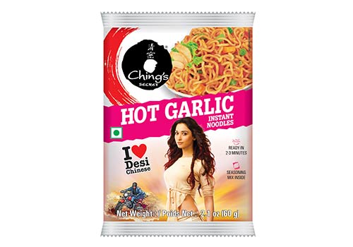 chings noodles - hot garlic