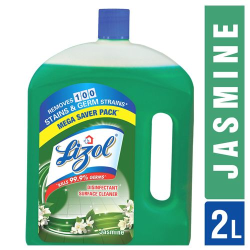 Lizol Disinfectant Surface Cleaner, Jasmine, 2 ltr