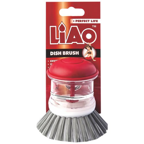 Liao Cleaning Brush - Dish With Soap Dispencer, 1 pc