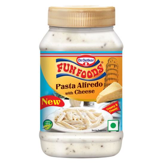 Funfoods pasta alfredo with cheese