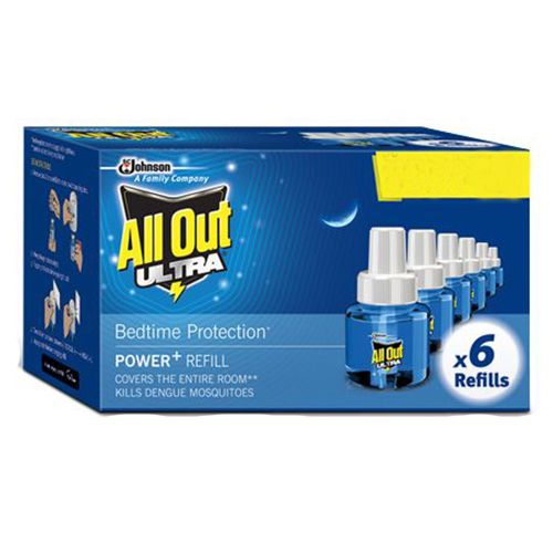 All Out Ultra Refill - Liquid Vaporizer, 45 ml ( Pack of 6 )