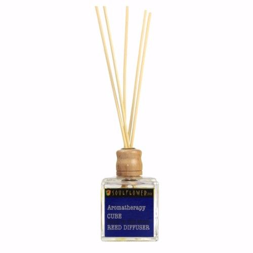 Soulflower Diffuser - Cube Reed, Walk in the Woods, 90 ml