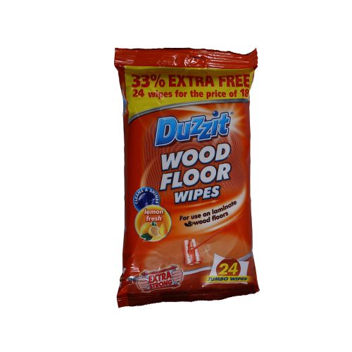 Duzzit Wipes - Wood Floor, 24 pcs