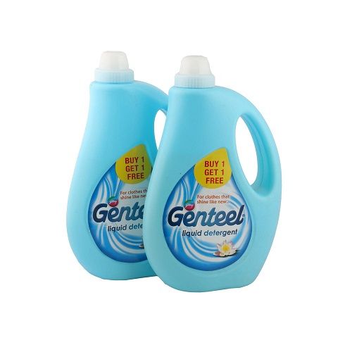 Genteel Liquid Detergent, 1 kg Bottle ( Buy 1 Get 1 Free )