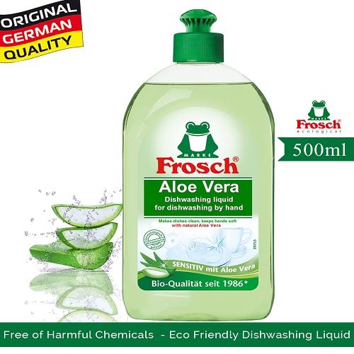 Frosch Dishwashing Liquid - Aloe Vera, 500 ml