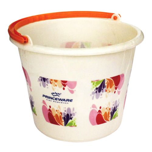 Princeware Bucket - New Frosty, 1175, Assorted Colour, 5 L