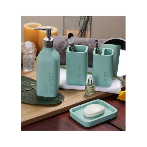 Sssilverware Ceramic Soap Dispenser - Green, SSS-004-7, 4 pcs