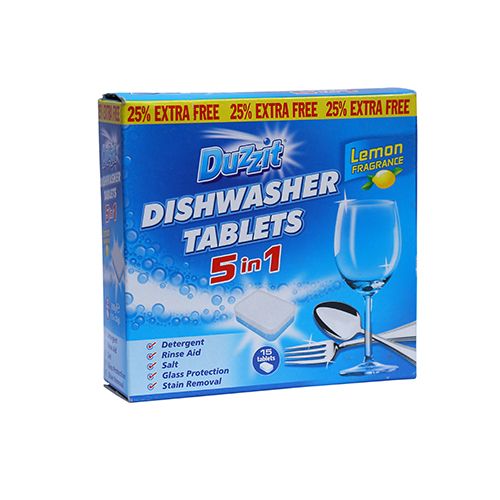 Duzzit Dishwaher - 5 In 1 Tablet, 15 pcs