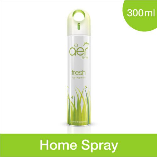 Godrej aer Home Air Freshener Spray - Fresh Lush Green, 300 ml