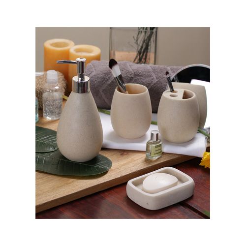 Sssilverware Ceramic Soap Dispenser - Medium, 4 pcs