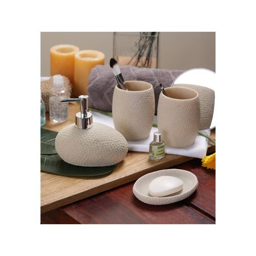 Sssilverware Ceramic Soap Dispenser - Cream, SSS-004-18, 4 pcs