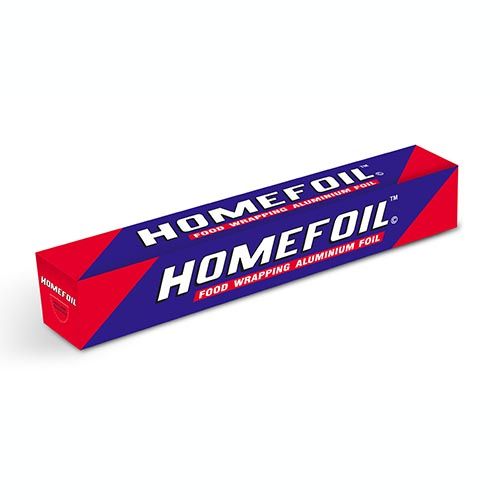 Homefoil Aluminium Foil - Food wrapping foil with Cutter, 21 mtr