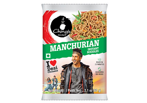 chings noodles - manchurian