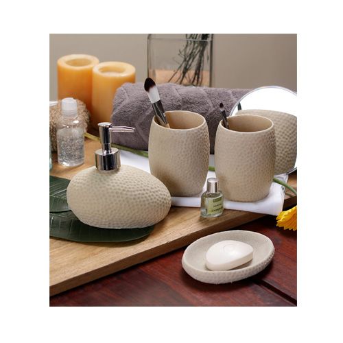 Sssilverware Ceramic Soap Dispenser - Cream, SSS-004-21, 4 pcs