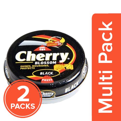 Cherry Blossom Shoe Polish - Dark Tan, 2x40 gm ( Multipack )